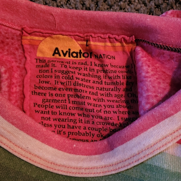 Aviator Nation Cropped sweatshirt - Picture 4 of 5